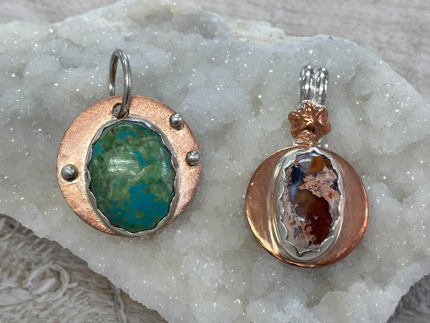 Copper & SS Pendant