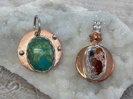 Copper & SS Pendant