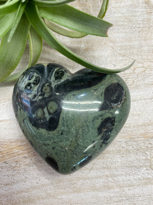 Kambaba Jasper Heart