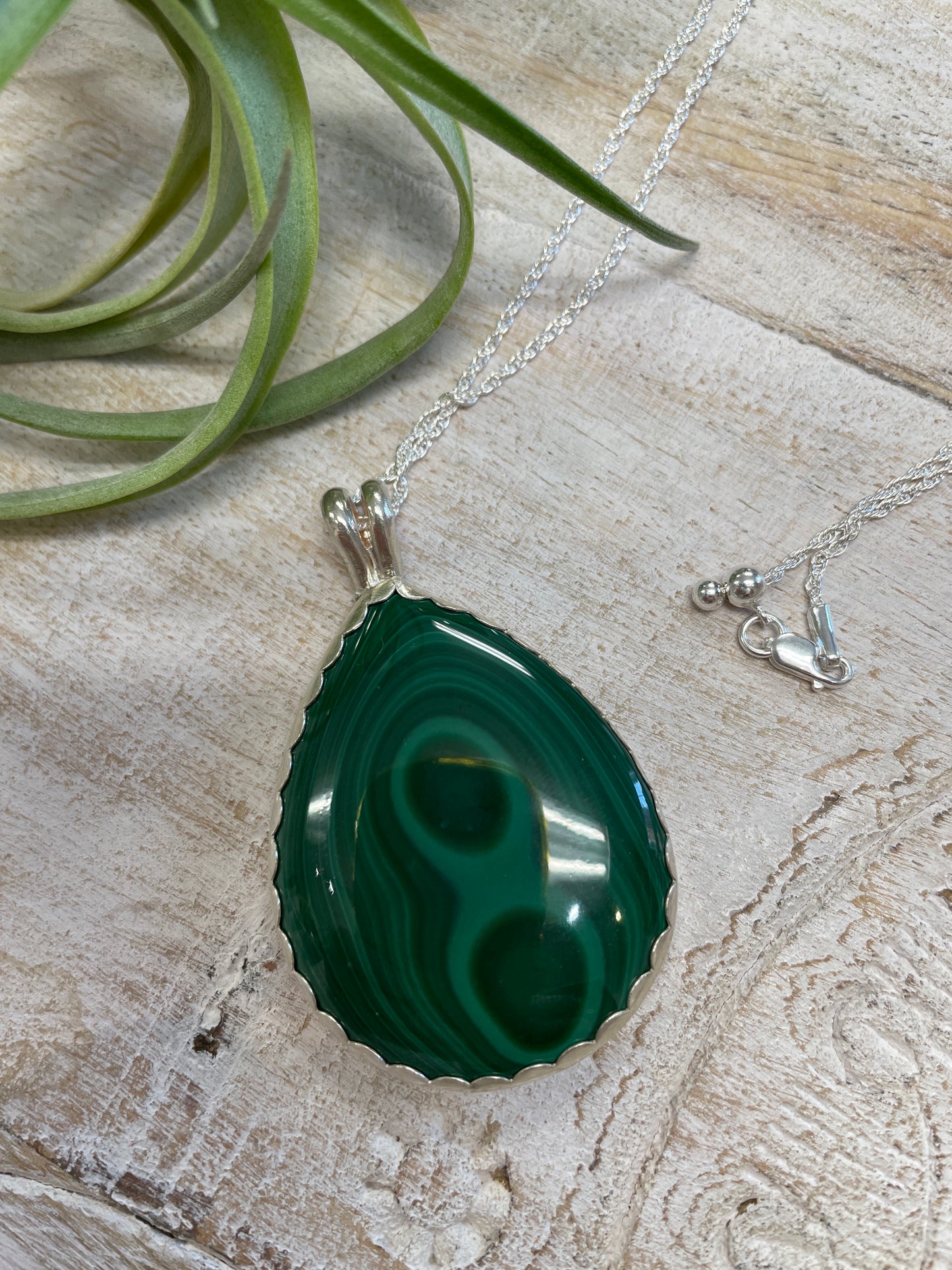 Malachite SS Necklace