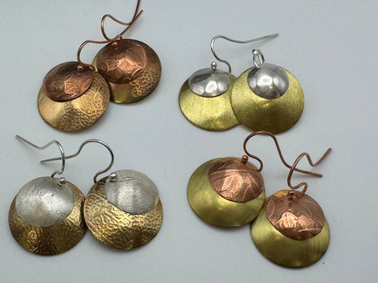 Mixed Metal Earrings