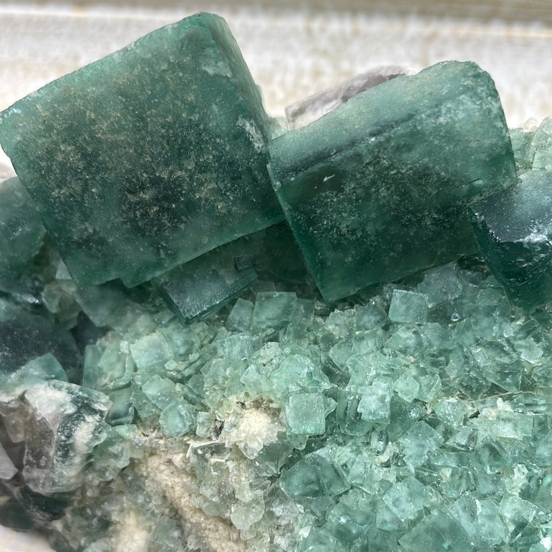 Green Fluorite Cluster