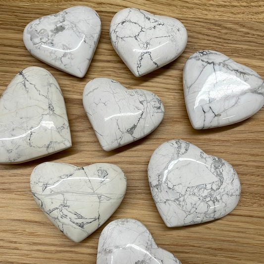 Howlite Heart