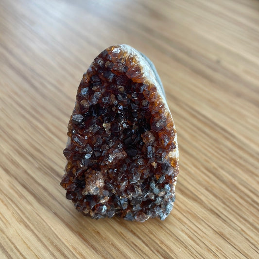 Heated Citrine Cluster