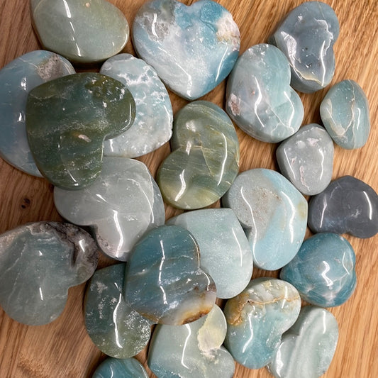 Caribbean Calcite Heart