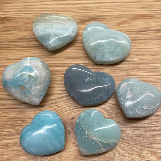 Caribbean Calcite Heart